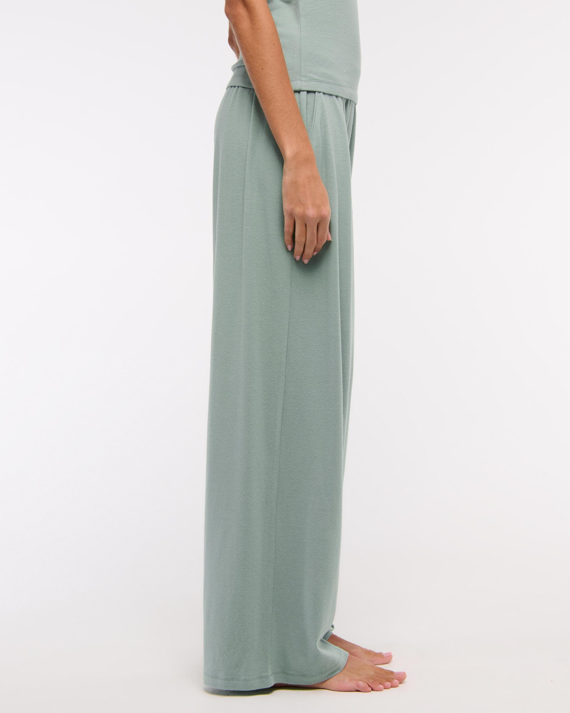 Cozy Lounge Knit Wide Leg Sweatpant Product Image